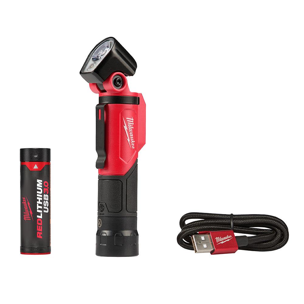 Milwaukee USB Rechargeable Pivoting LED Flashlight 2113-21 from Milwaukee