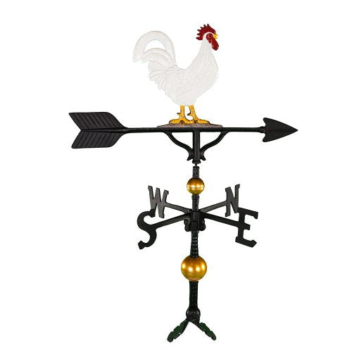 Montague Metal Products WV-376-NC 300 Series 32 In. Deluxe Color Rooster Weathervane