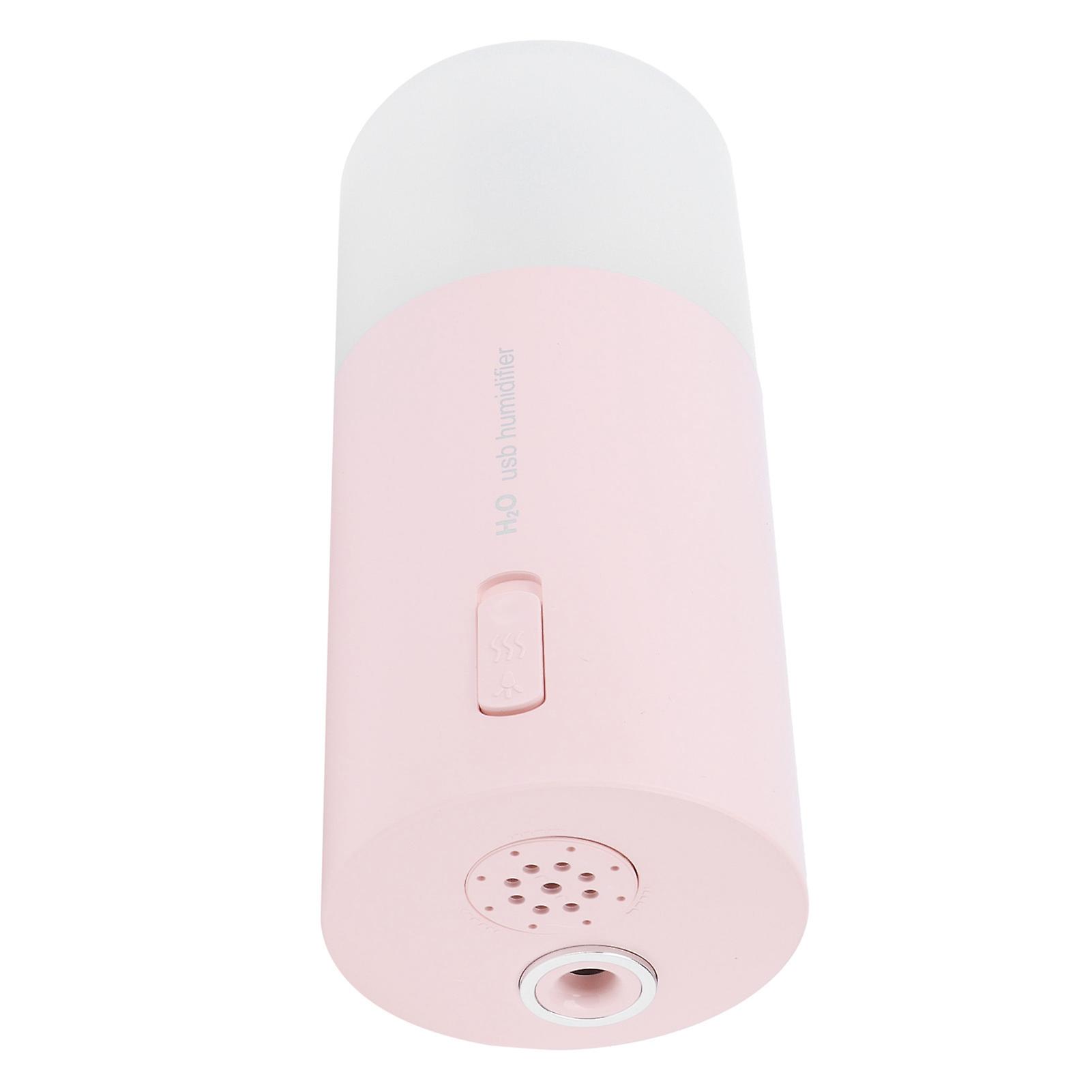 300ml Humidifier Desktop Usb Charging Aromatherapy Diffuser With Night Light For Home Bedroompink