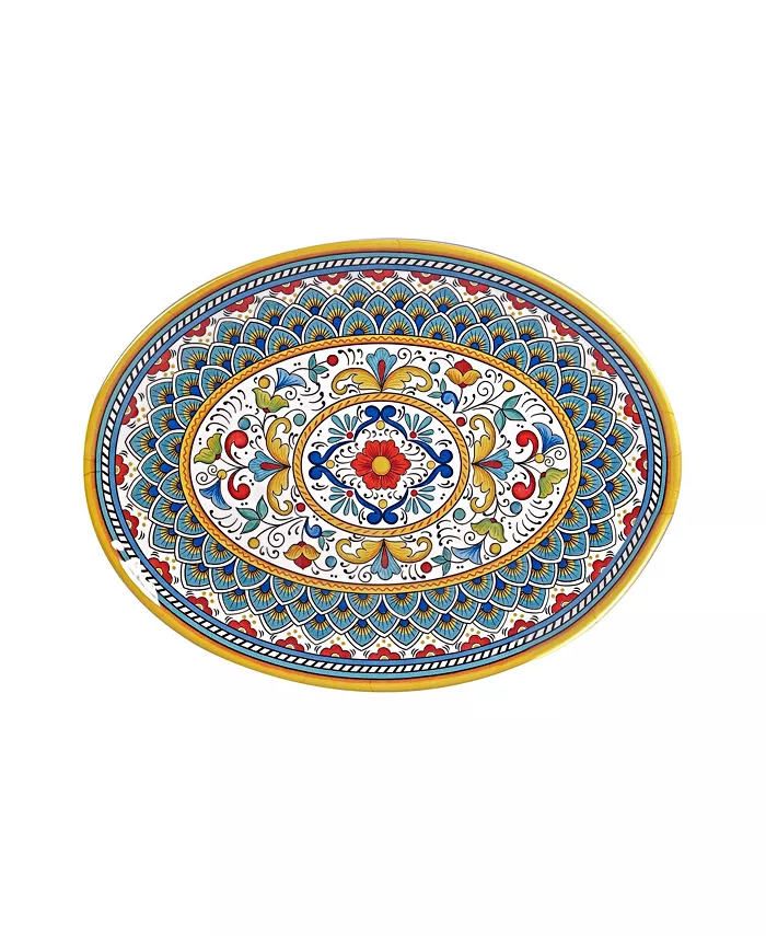 Certified International Portofino Melamine 2-Pc. Platter Set