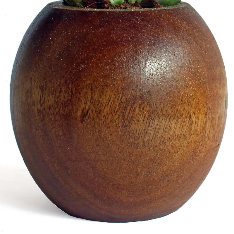 Indoor Decorative Wooden Planter OEM Customized Modern Planter Wood Flower Pots   Planter Supply From India