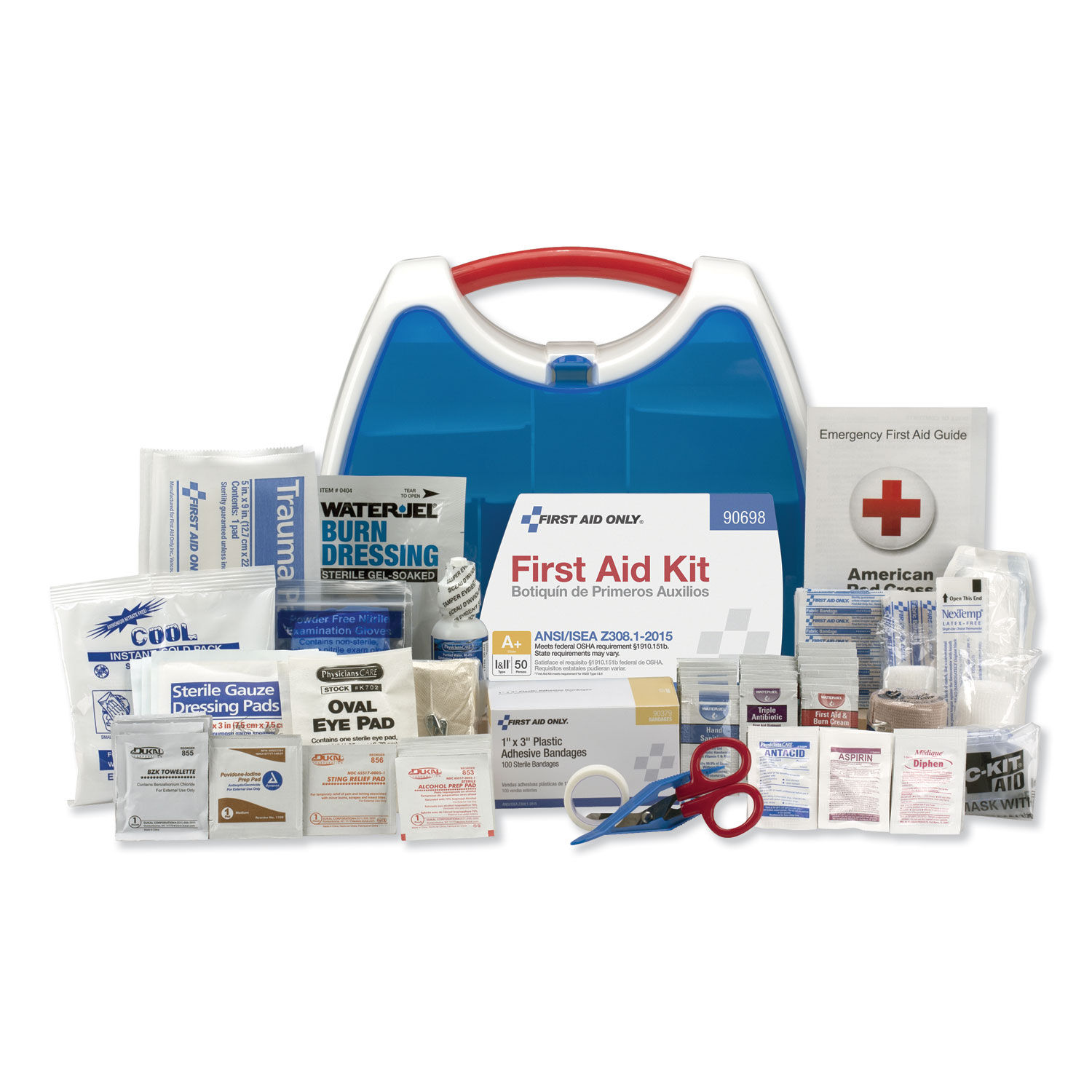 ReadyCare First Aid Kit for 50 People by First Aid Onlyandtrade; FAO90698