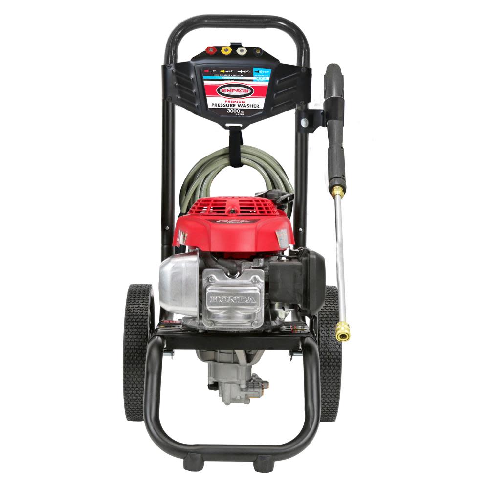 MegaShot 3000 PSI at 2.4 GPM HONDA GCV160 with OEM Technologies Axial Cam Pump Cold Water Premium Residential Gas Pressure Washer ;