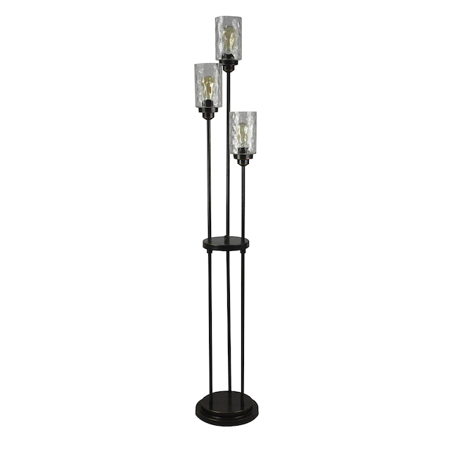 allen + roth Latchbury 66.55-in Bronze Multi-head Floor Lamp