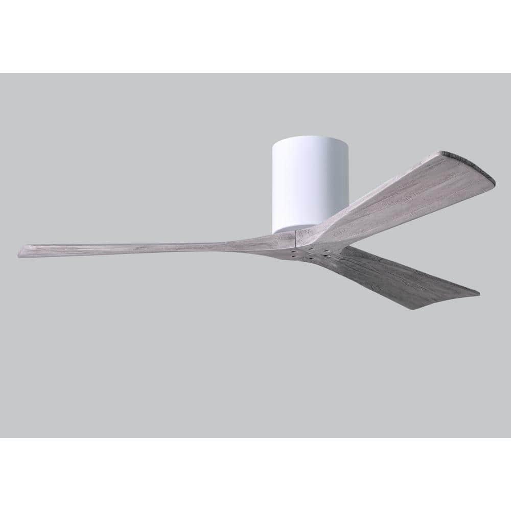 Atlas Irene 52 in IndoorOutdoor Gloss White Ceiling Fan with Remote Control and Wall Control