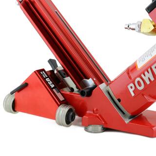 POWERNAIL Pneumatic 18-Gauge Flex Power Roller Hardwood Flooring Cleat Nailer 50PFLEXPRW