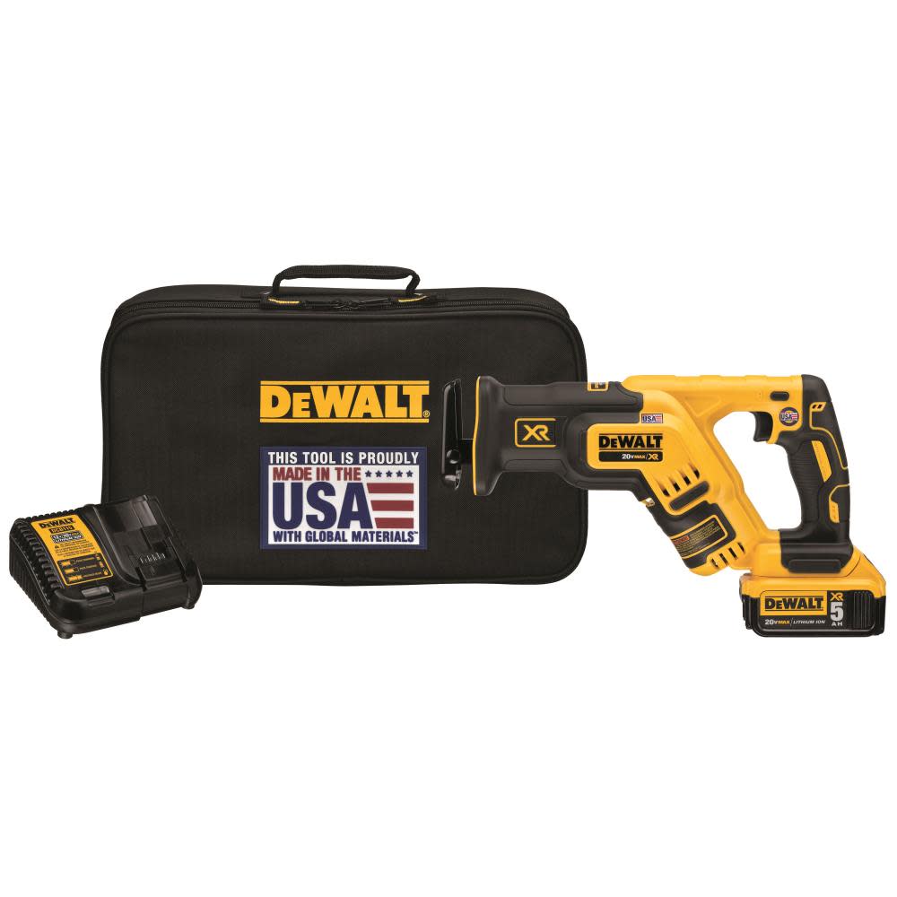 DEWALT 20V MAX XR Compact Reciprocating Saw Kit DCS367P1 from DEWALT