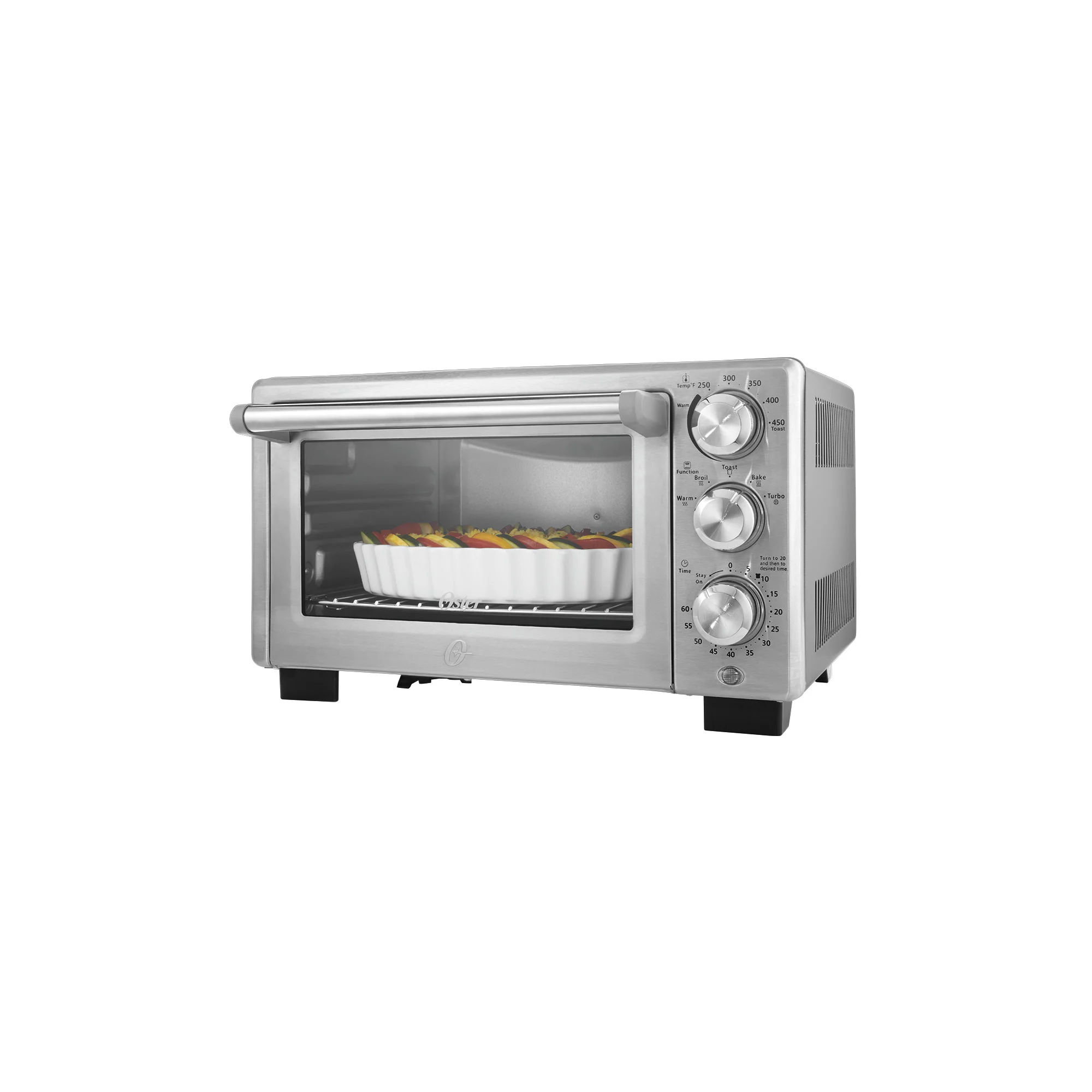 Oster Designed for Life Countertop Convection Toaster Oven， Stainless Steel