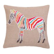 Mirage Zebra Throw Pillow