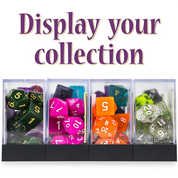 Brybelly Set of 7 Polyhedral Dice  Midnight Nebula