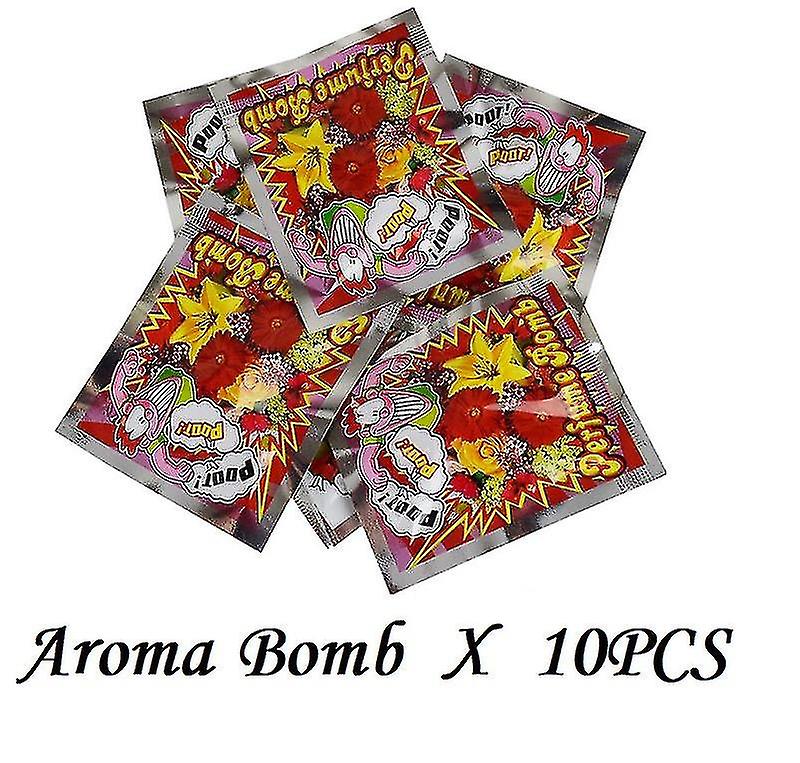 10pcs/set Funny Fart Bomb Bags Aroma Bombs Fool Toys Prank Funny Jokes Tricky Toys