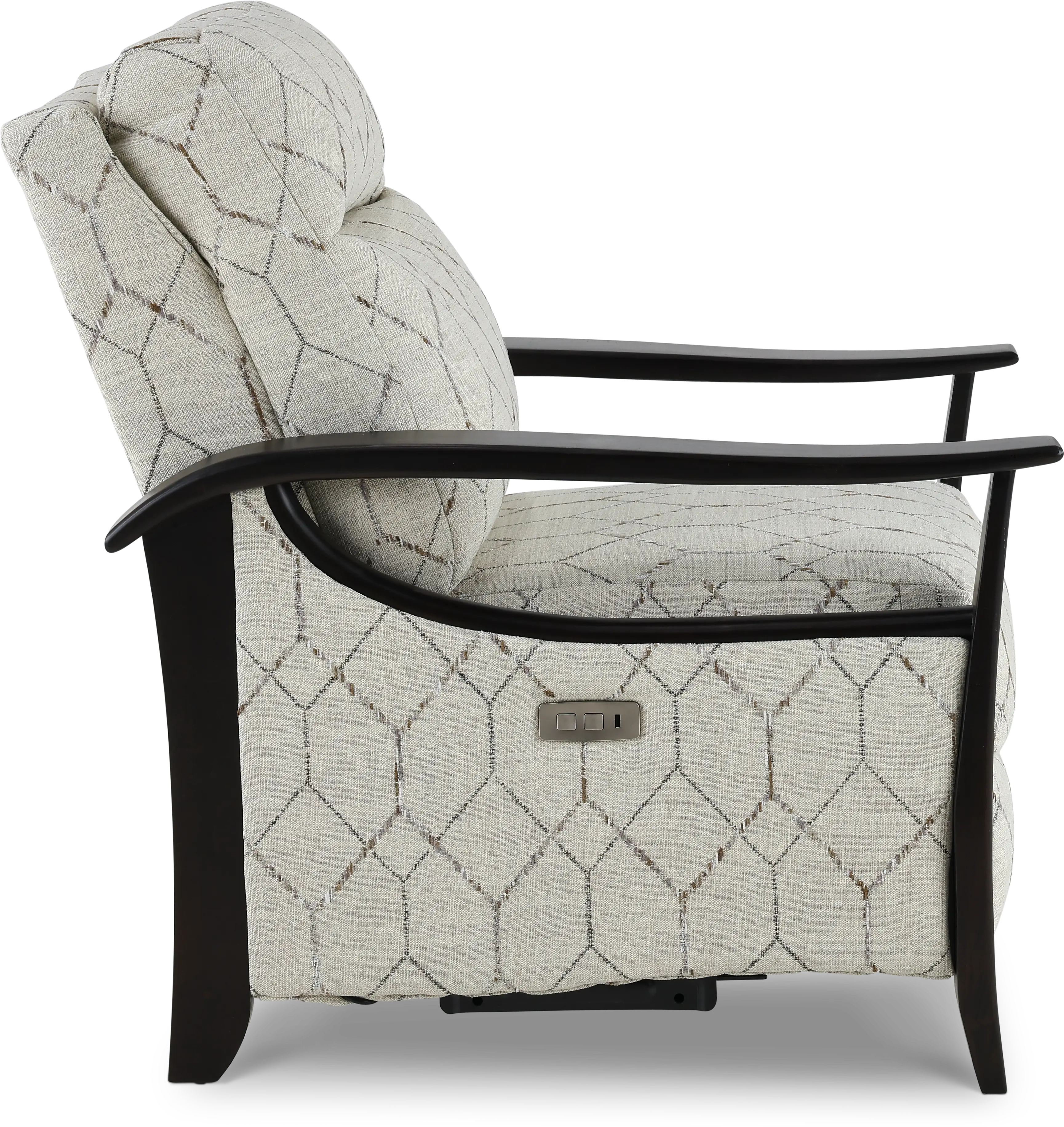 Crave Tivoli Smoke High-Leg Rocker Recliner