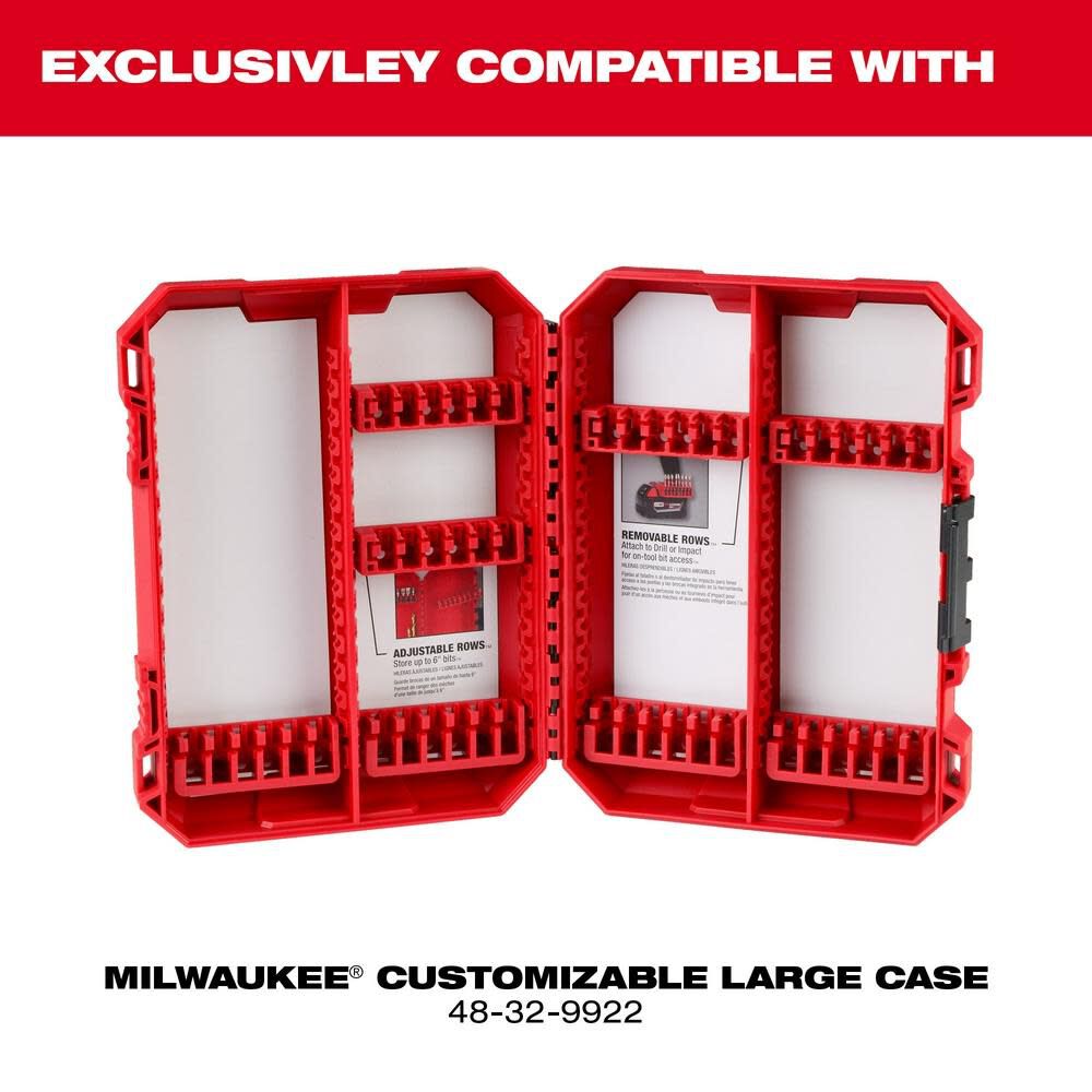 Milwaukee Large Case Rows for Insert Bit Accessories 5pk 48-32-9934 from Milwaukee