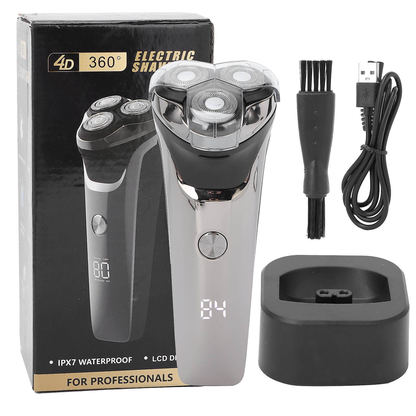 Electric Shaver Usb Rechargeable Waterproof Floating Cutter Beard Shaver Trimmer 5w