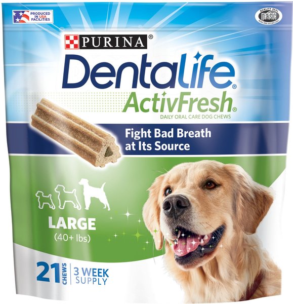 DentaLife ActivFresh Daily Oral Care Large Dental Dog Treats