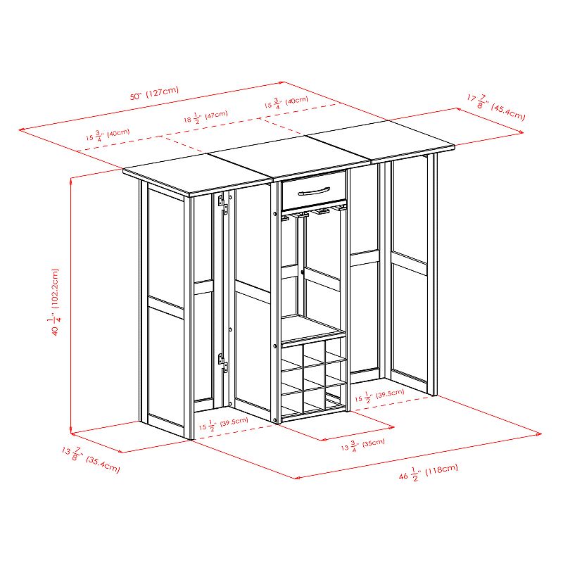 Winsome Expandable Wine Bar