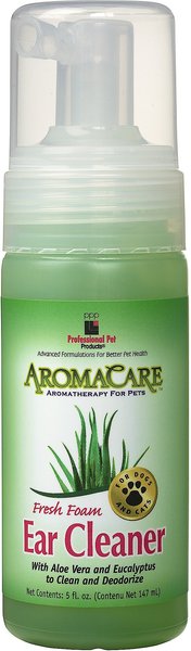 Professional Pet Products AromaCare Fresh Foam Pet Ear Cleaner