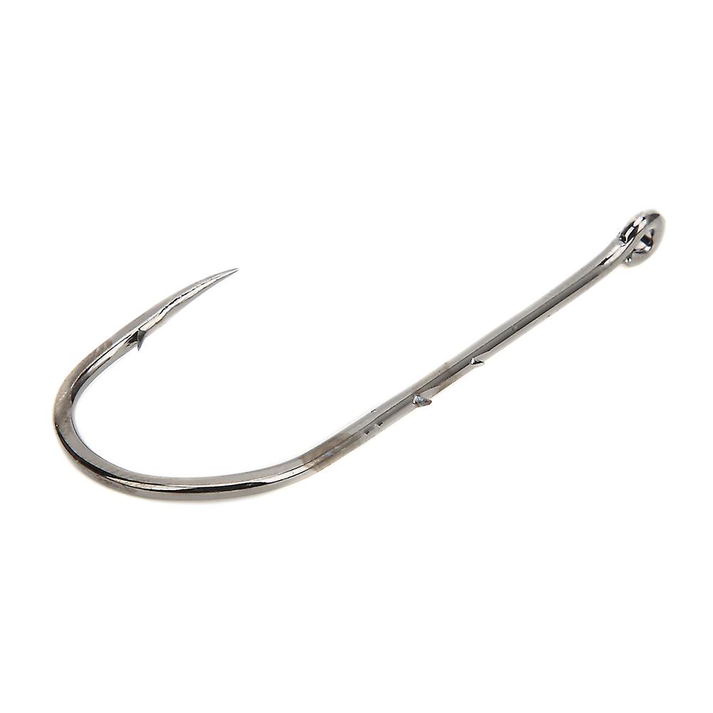 100pcs 6/0# High Carbon Steel Sharp Fish Hooks With Barb Lure Bait Fishing Tackle