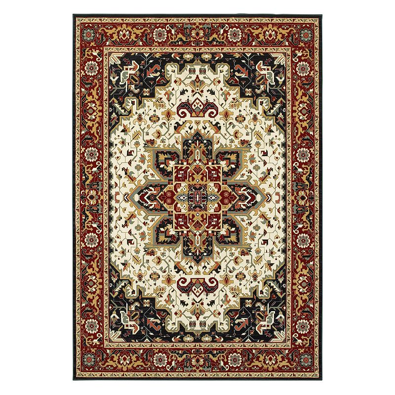 StyleHaven Keswick Regent Medallion Framed Rug