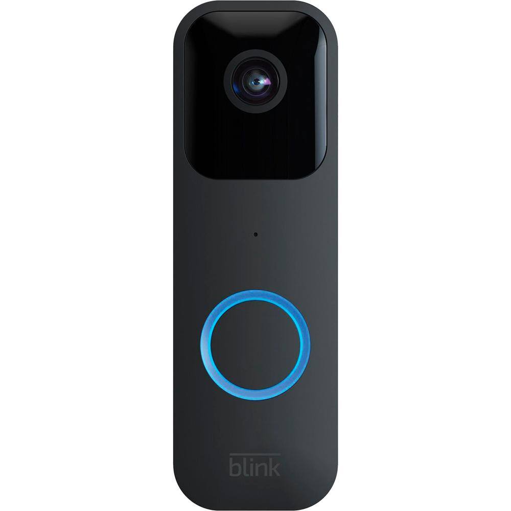 Blink Video Doorbell Plus Sync Module 2 - Battery or Wired - Smart Wi-Fi HD Video Doorbell Camera System in Black B08SGC46M9