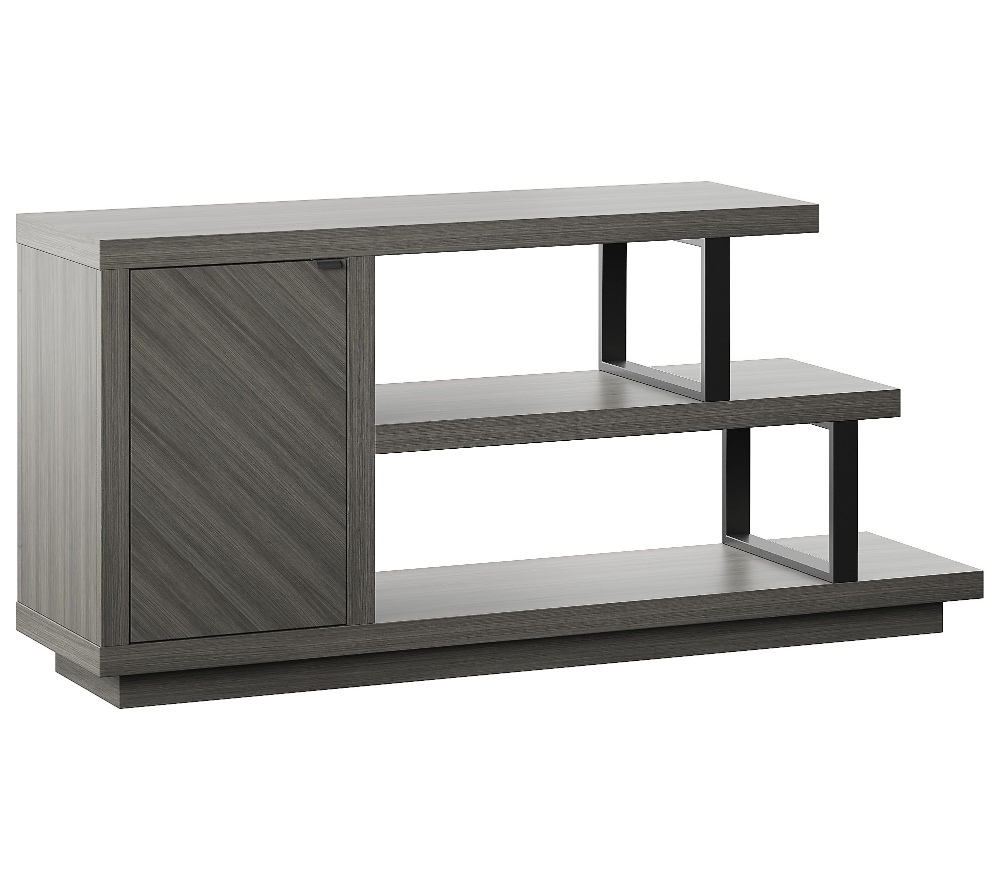 Twin Star Home Anderson TV Stand Contempo Asymmetrical Storage