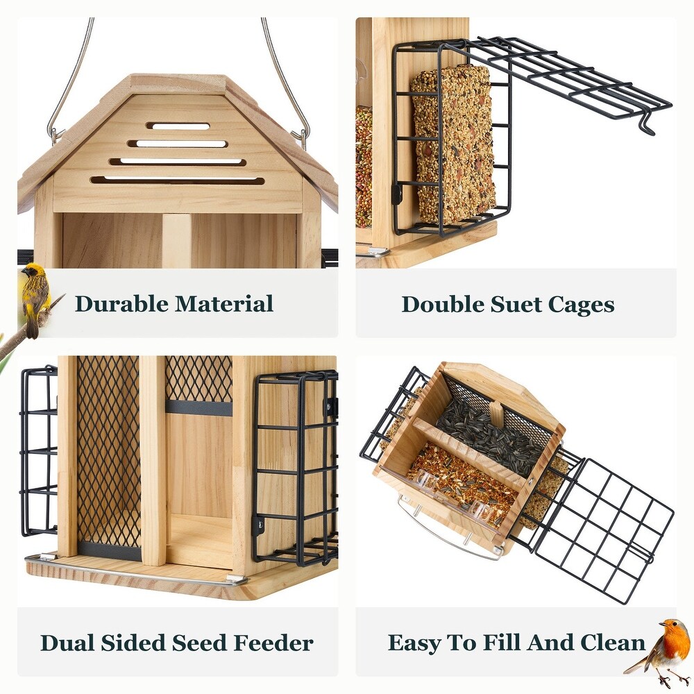 Bird Feeder for Outside  Hanging Wild Birdfeeder
