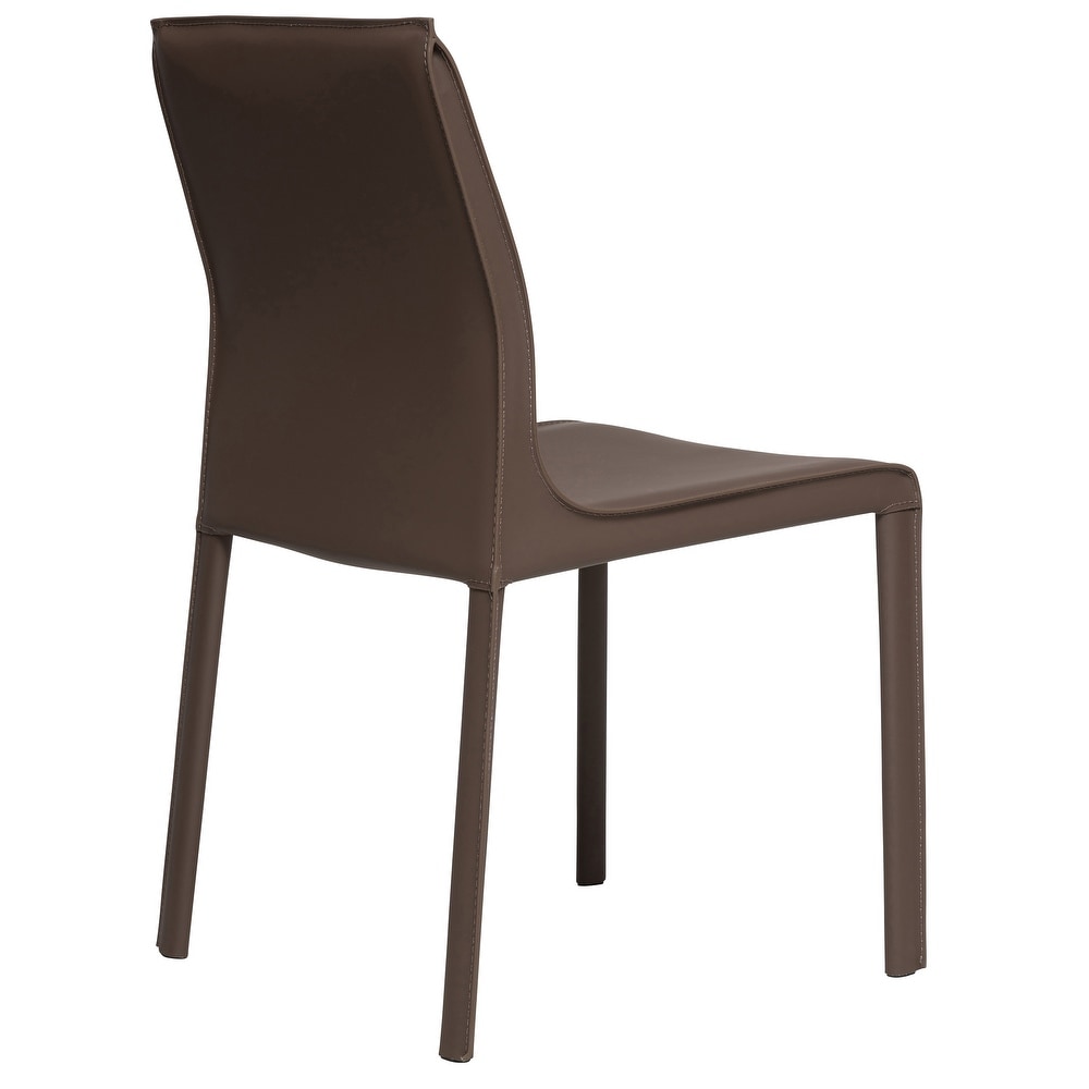 STAN Modern Leather Side Chair