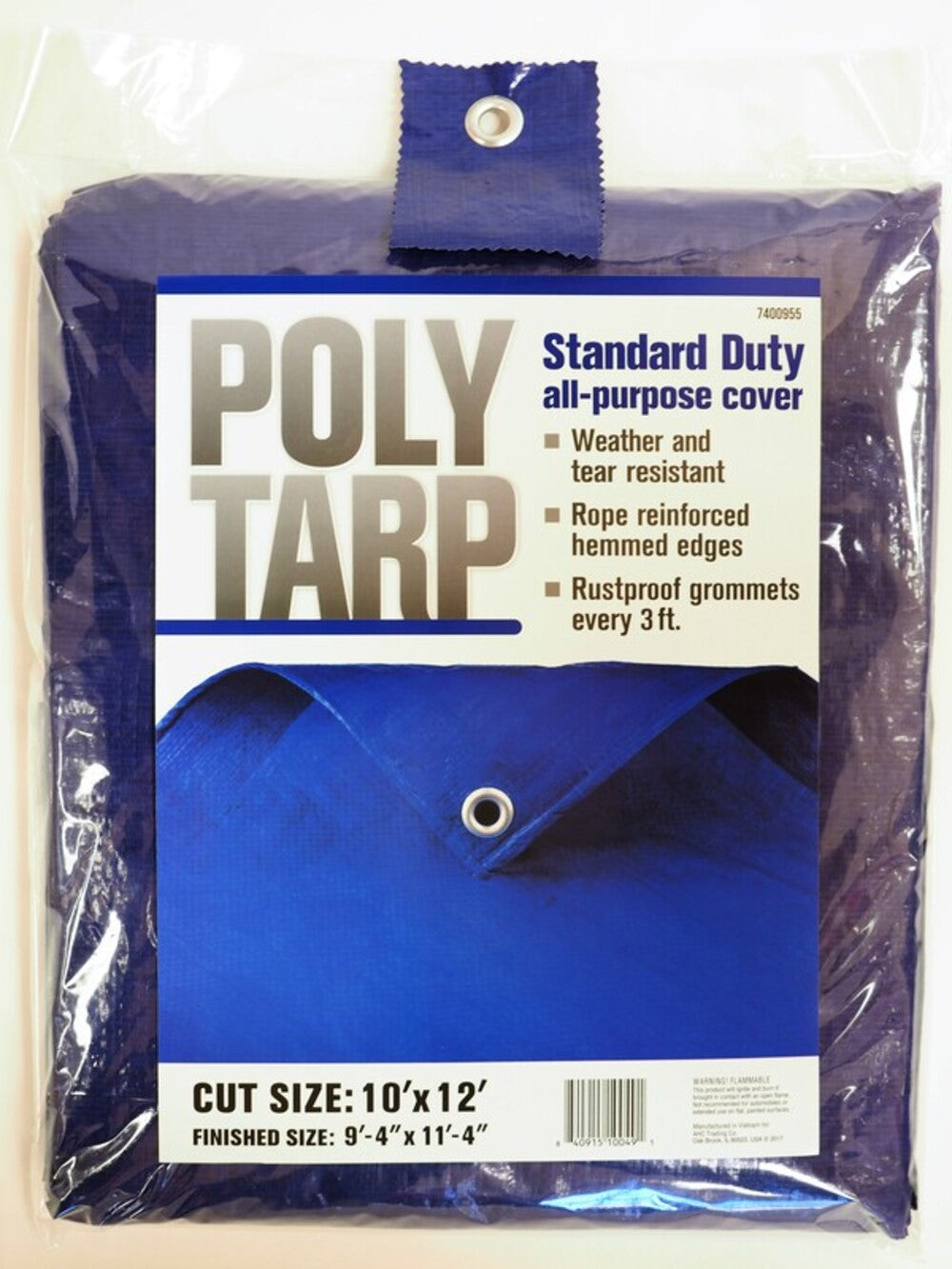 TARP POLY 10'X12' BLUE