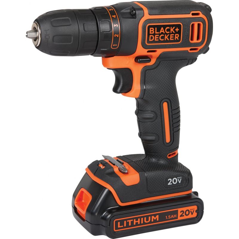 Blackamp Decker 20V MAX Lithium-Ion Cordless Drill Kit