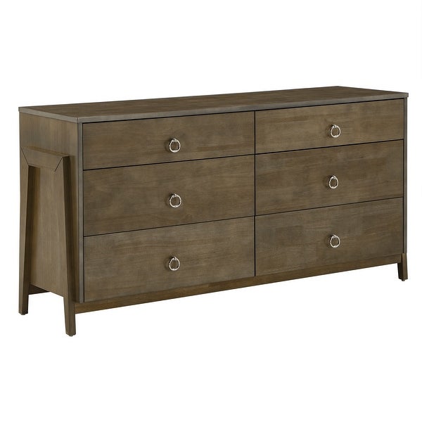 Barnnes Wood 6-Drawer Dresser by iNSPIRE Q Modern - - 28964964