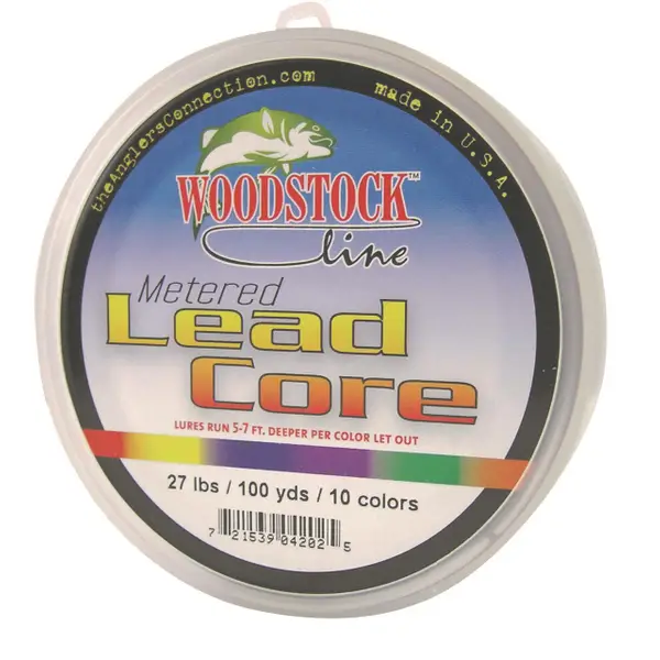 WOODSTOCK Leadcore 100 yd 27 lb Line