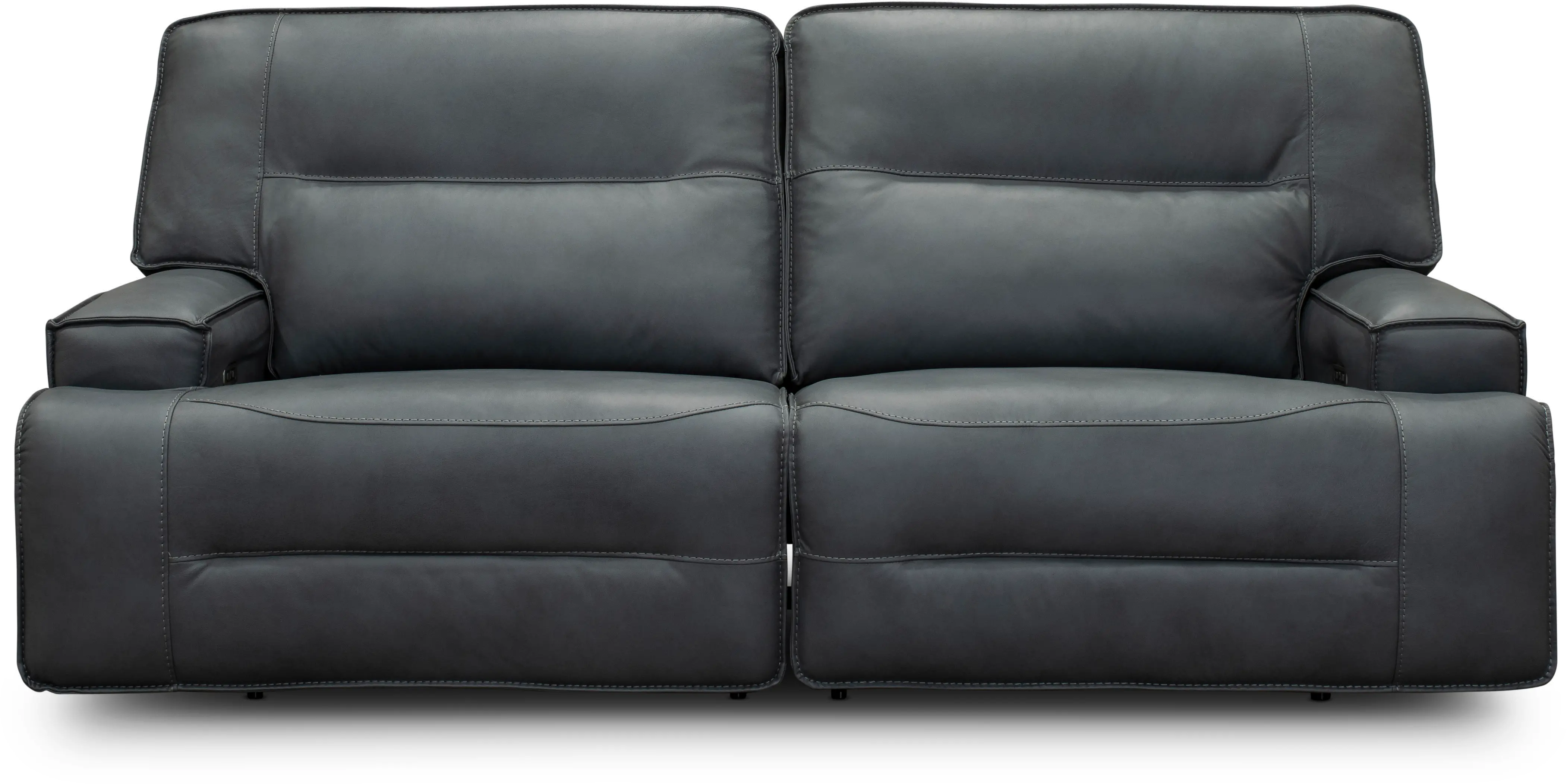 Rockies Gray Power Reclining Sofa with Adjustable Lumbar