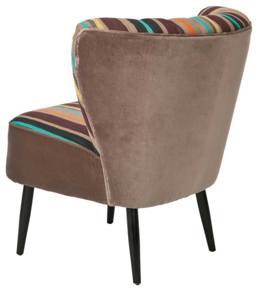 Lori Accent Chair Multi   Midcentury   Armchairs And Accent Chairs   by V.S.D Furniture  Houzz