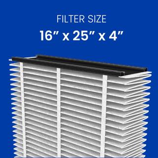 AprilAire 16 in. x 25 in. x 4 in. Air Cleaner Filter for Whole-House Air Purifier Models 14101610241024164400 MERV 13 (2-Pack) 413 02