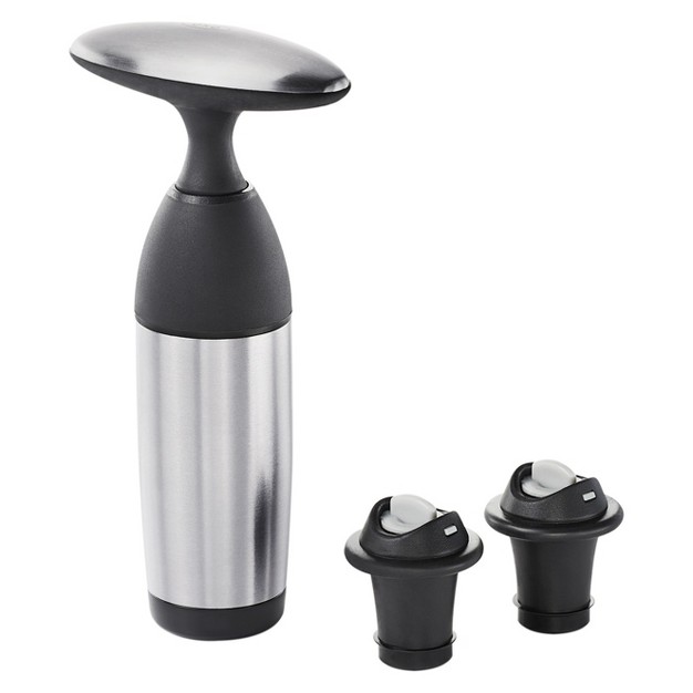 Oxo Vacuum Wine Preserver With Two Stoppers