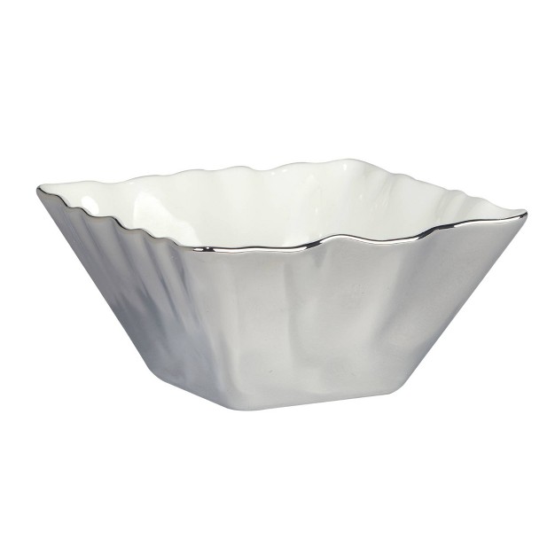 Certified International Set Of 4 Square Snack Bowl