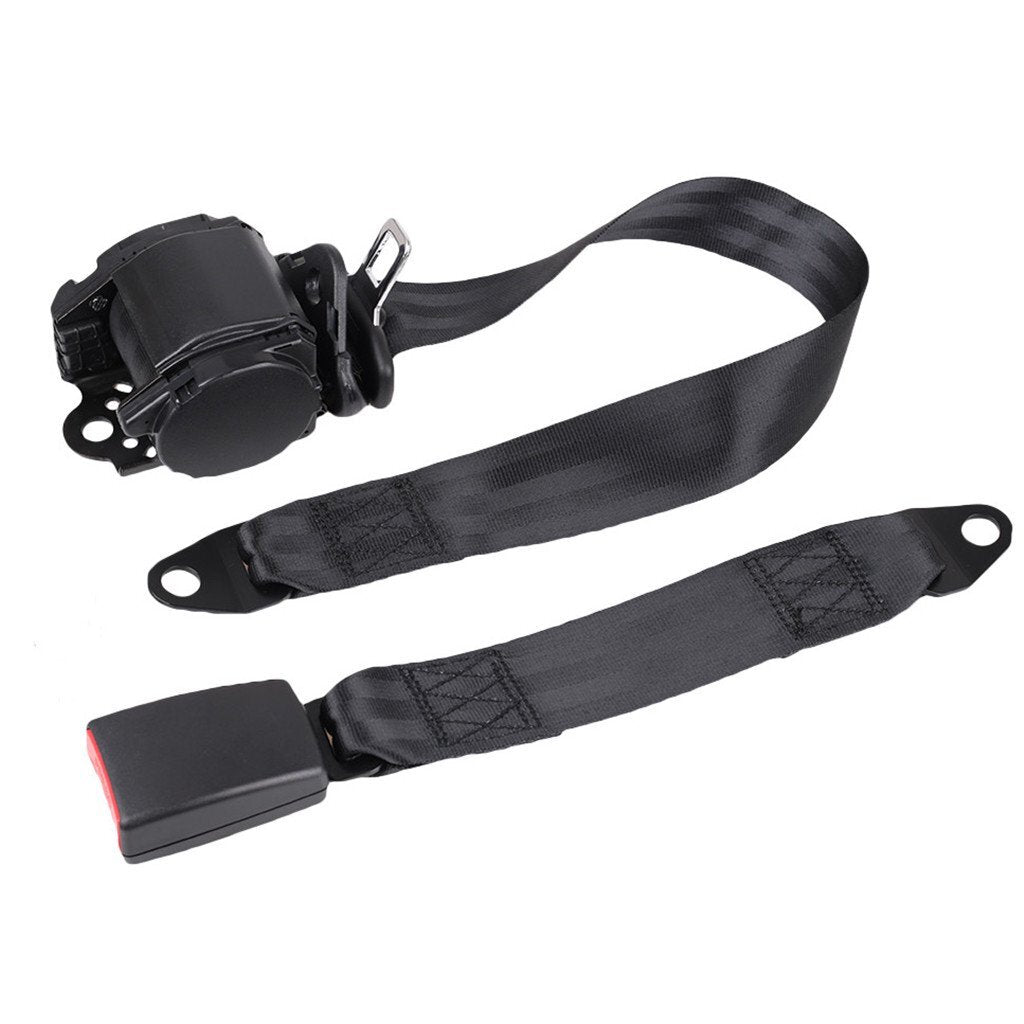 Universal Car Seat Belt Adjustable 3 Point Seat Belt Lap Shoulder Belt Replacement for Comfortable Driving