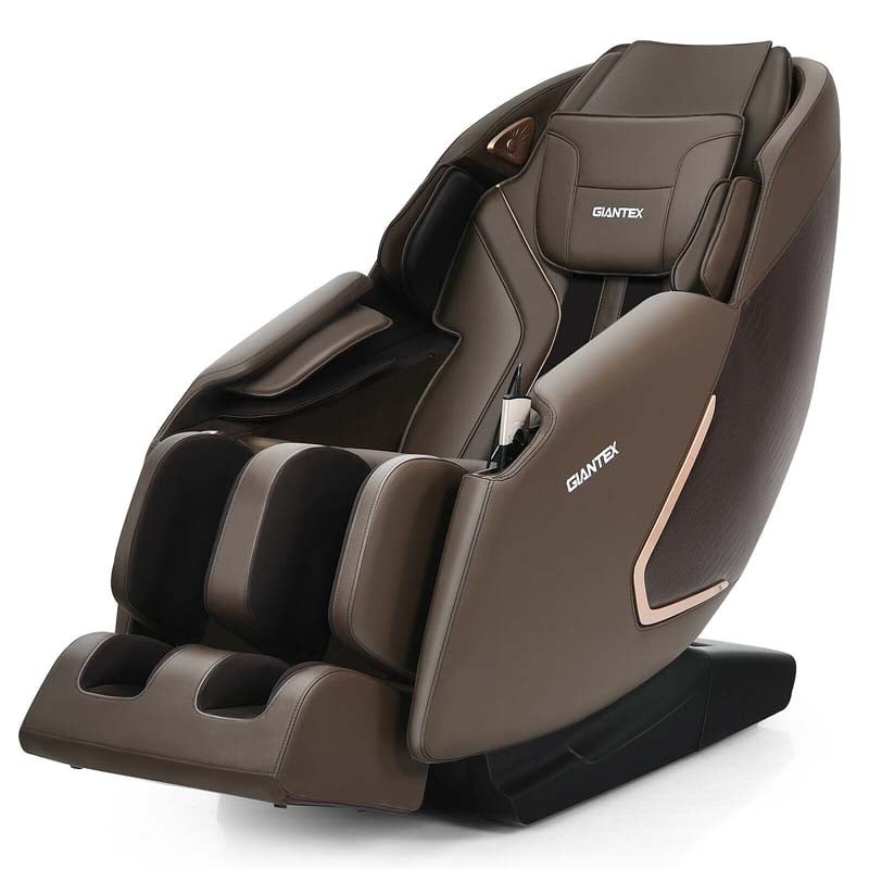 Assembly-Free SL Track Full Body Zero Gravity Massage Chair Recliner with Back Heater