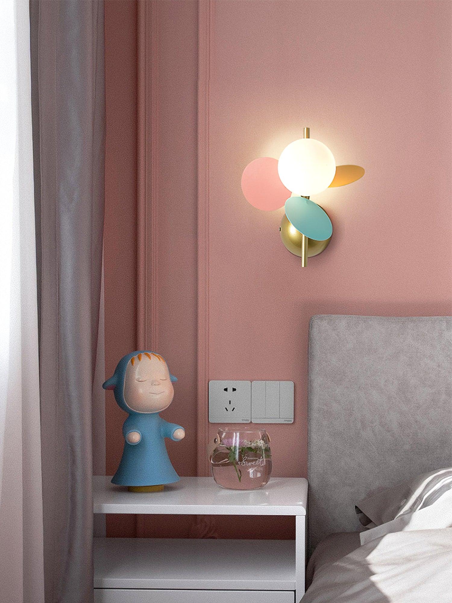 Round Macaron Wall Lamp