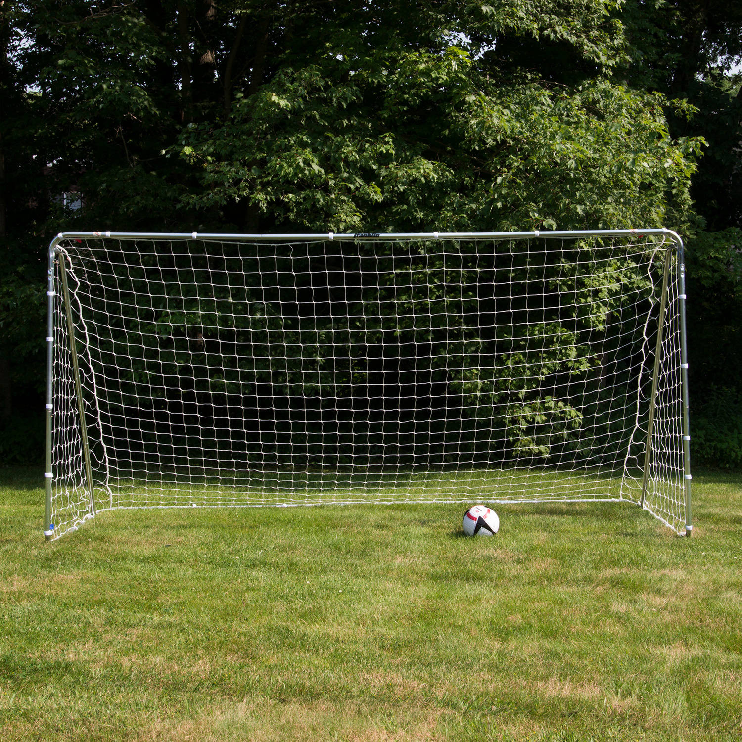 Franklin Sports Steel 12' x 6' Competition Soccer Goal (White)