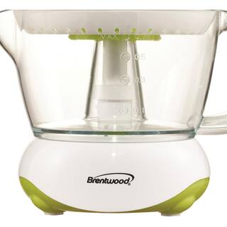 Brentwood Appliances 25-Watt 24 oz. White Electric Citrus Juicer J-15