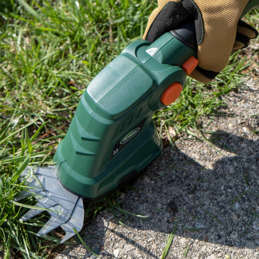 Scotts 7.2V Lithium-Ion Cordless Grass and Shrub Shear - 2 Ah Battery and Charger Included LSS10172S