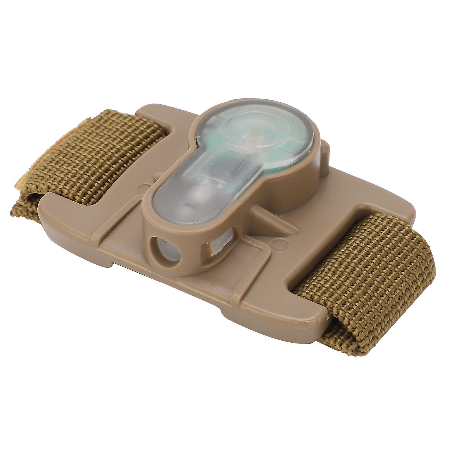 Outdoor Mini Survival Light Ipx8 Waterproof Safety Signal Lamp With Belt For Bagsmud Color Base Purple Light