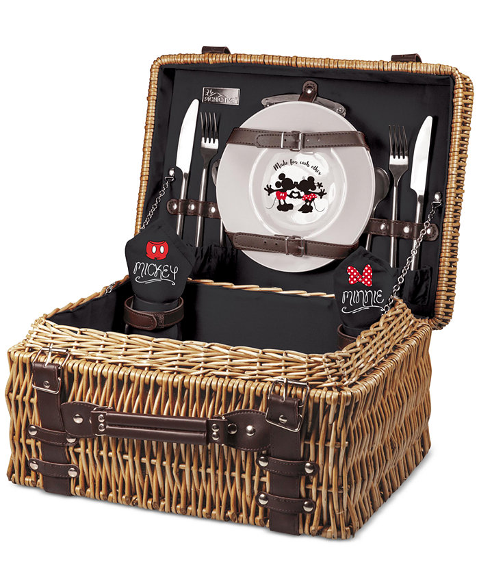 Picnic Time Mickey and Minnie Mouse Champion Picnic Basket