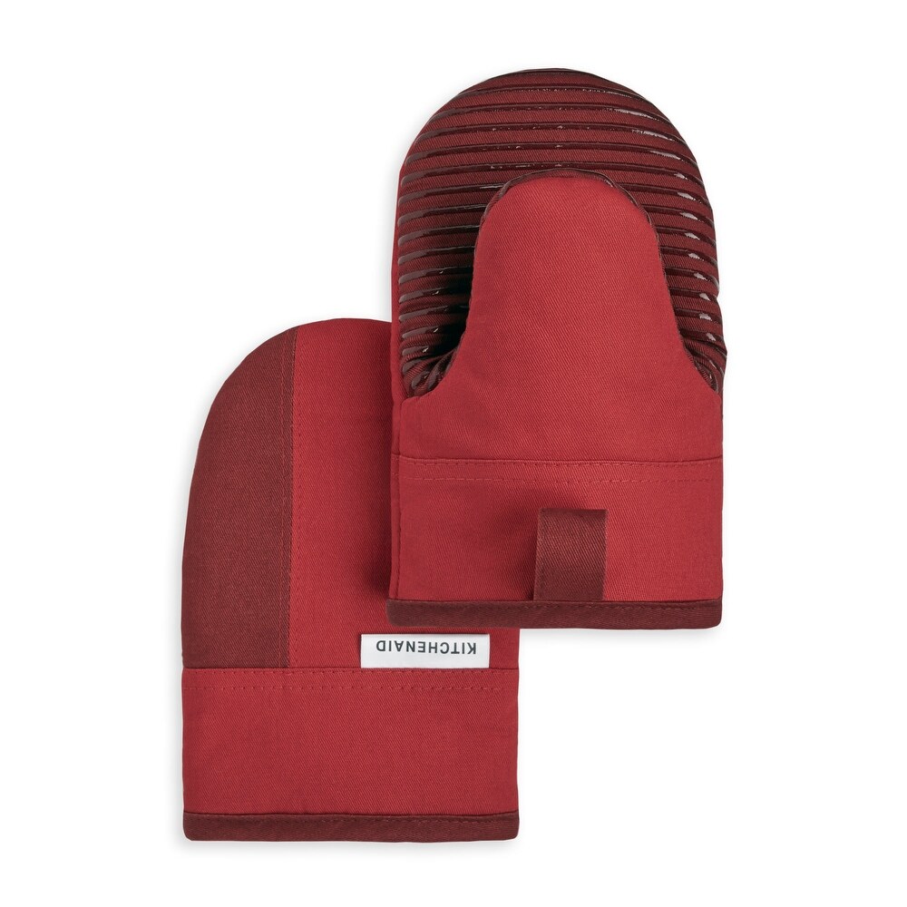 KitchenAid Beacon Mini Oven Mitt Set  Set of 2   5.5\