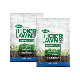 Scotts Turf Builder 12 lbs. Thick'R Sun and Shade Grass Seed (2-Pack) VB02437