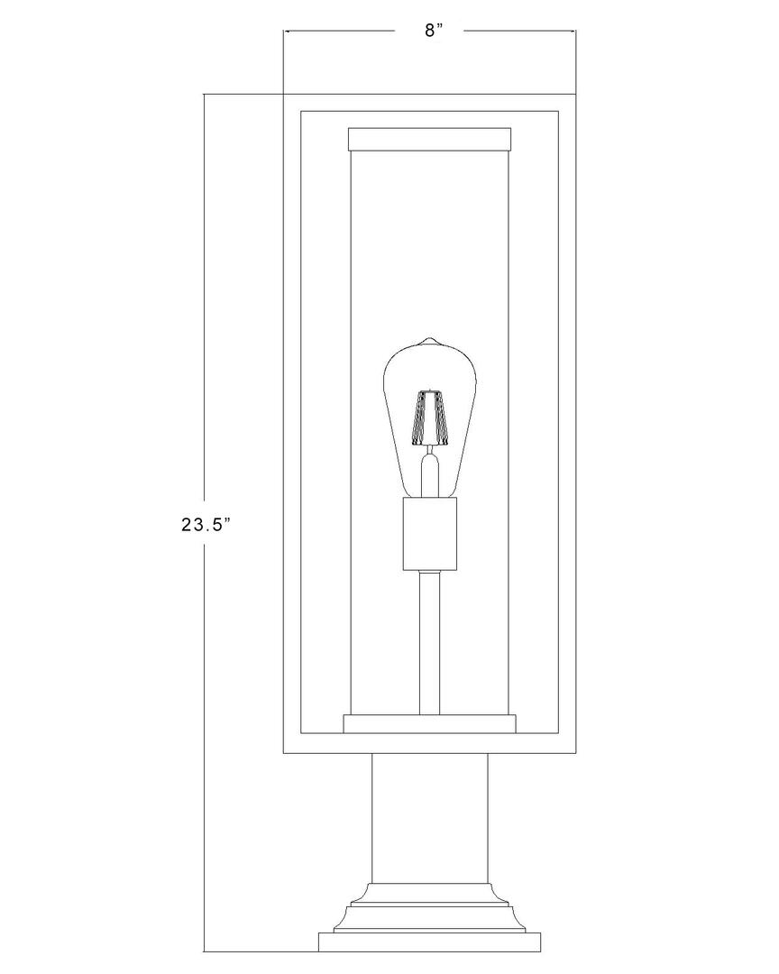 Z-Lite 584PHMR533PMBK