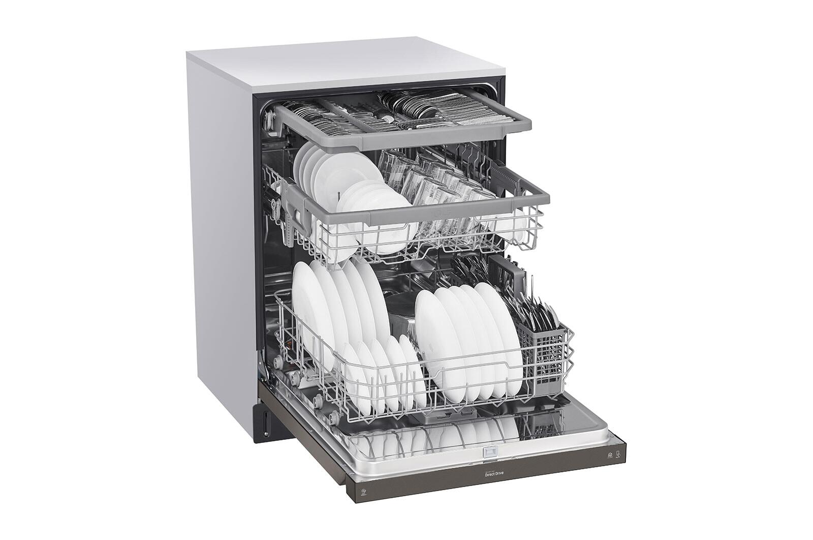 Lg LDFN4542D Front Control Dishwasher With Quadwash™ And 3Rd Rack