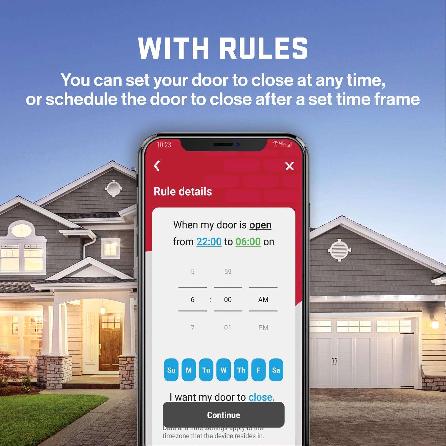 Genie Wall Mount Direct Drive WiFi Compatible Smart Garage Door Opener