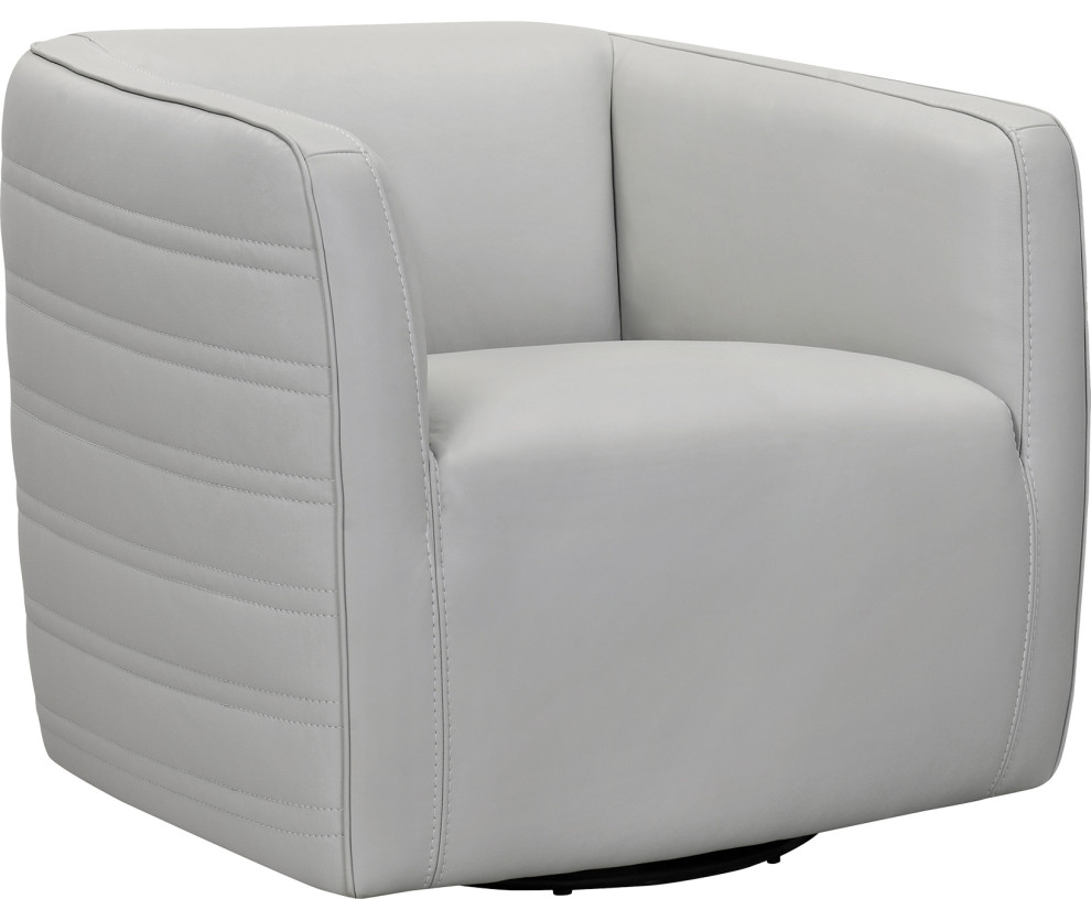 Melanie Swivel Chair   Contemporary   Armchairs And Accent Chairs   by HedgeApple  Houzz